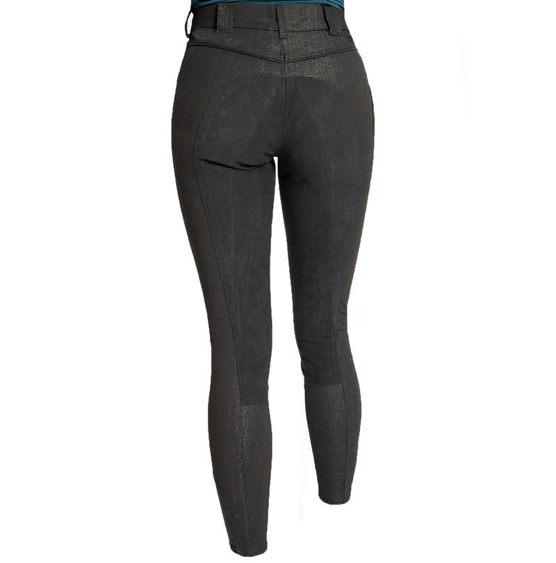 Kingsland Ellen Shiny Full Leather Breeches - Black-2